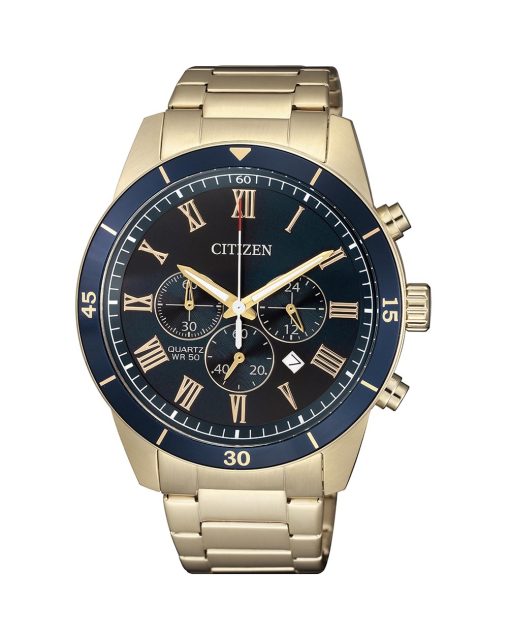 Citizen Gents Quartz Chrobograph Blue Dial Watch - AN8169-58L