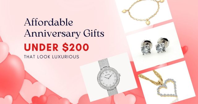 Affordable Anniversary Gifts Under $200