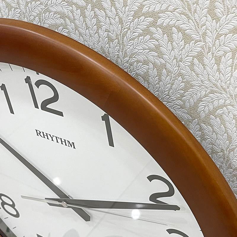 Rhythm Wooden Wall Clock CMG919NR06