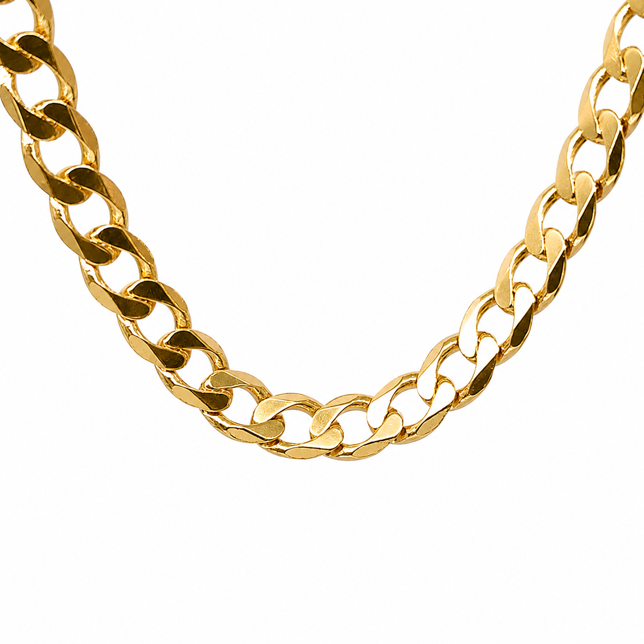 9ct Yellow Gold Flat Bevelled Diamond-Cut Curb Link Chain 150 Gauge – 5.70mm x 55cm | Made in New Zealand - 9YFBSCD150-55 Sterling Silver Chains 9ct Yellow Gold Flat Bevelled Diamond-Cut Curb Link Chain 150 Gauge – 5.70mm x 55cm | Made in New Zealand - 9YFBSCD150-55 Sterling Silver Chains