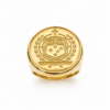 9ct Yellow Gold Samoan Crest Coin Signet Ring – Solid Gold Coin Insert – 15.50g