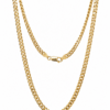 9ct Yellow Gold Solid Cuban Link Chain – 60cm | 26g | 4.15mm - 5MC9Y03560