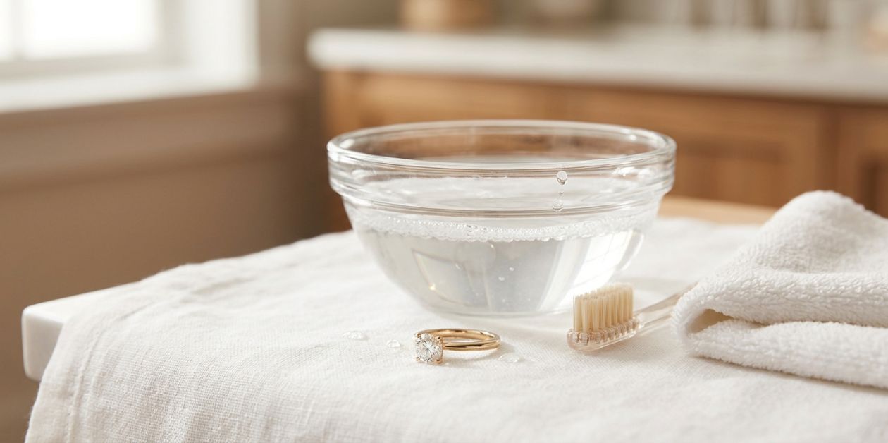 How to Clean Your Wedding Ring at Home