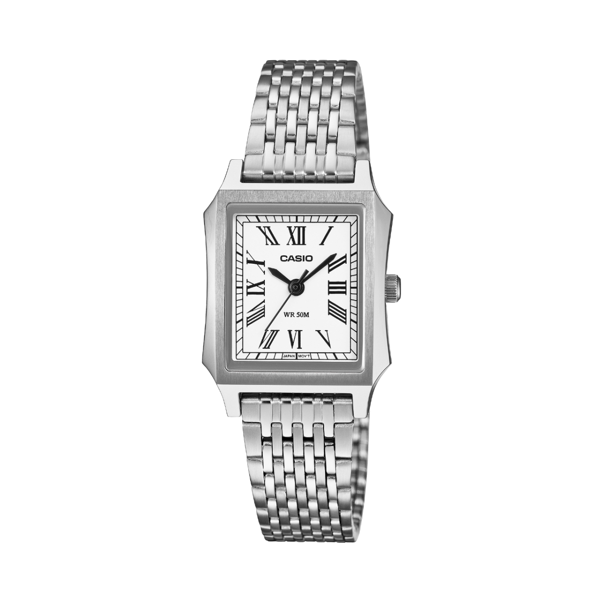 Casio LTPB190D-7B Ladies Stainless Steel White Dial Watch CASIO Casio LTPB190D-7B Ladies Stainless Steel White Dial Watch CASIO