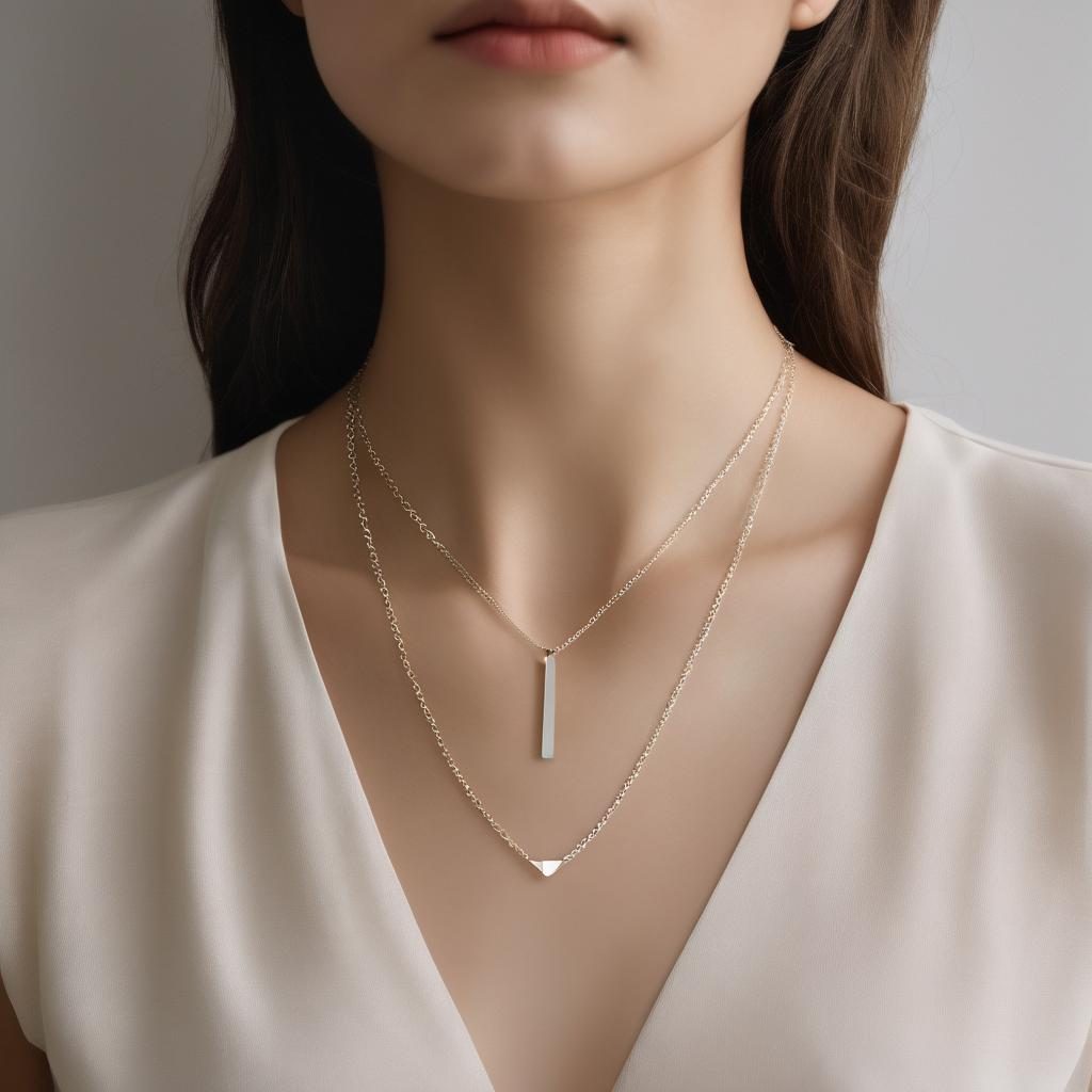 Sterling Silver chain necklace.