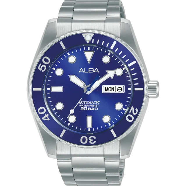 Alba Automatic Men's Blue Dial Stainless Watch - AL4359X