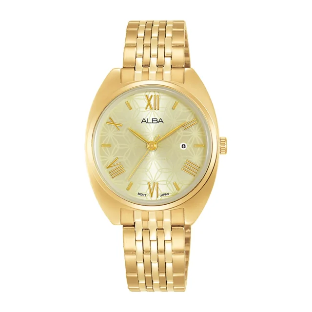 Alba Ladies Gold Tone Analogue Watch - AH7Z10X1