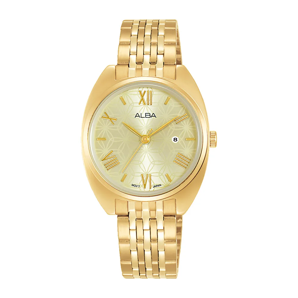 Alba Ladies Gold Tone Analogue Watch - AH7Z10X1