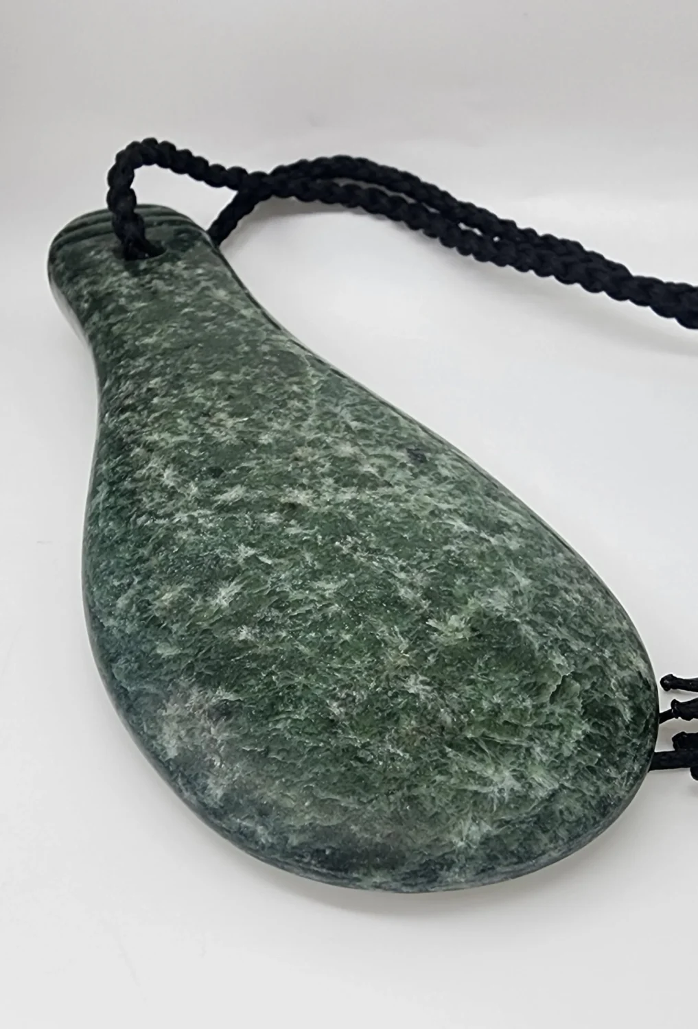 Authentic Hapopo Pounamu Mere – NZ Greenstone Taonga (210mm) - WG160