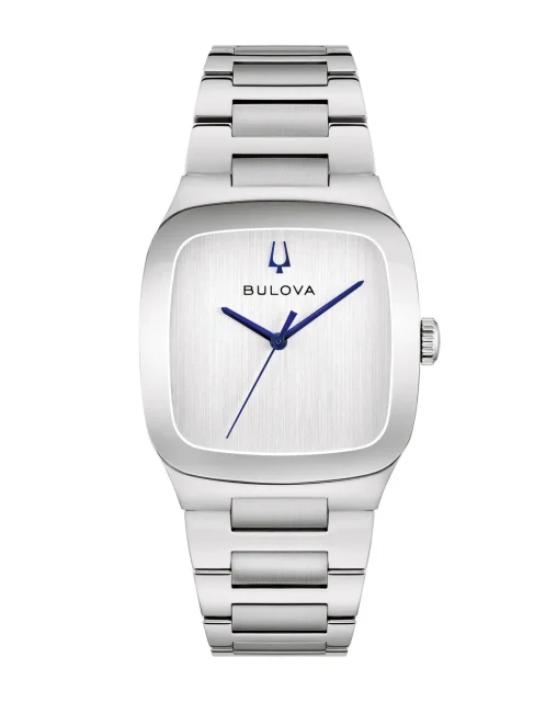 Bulova 96A336 Latin GRAMMY Silver Dial Stainless Steel Quartz Men's Watch