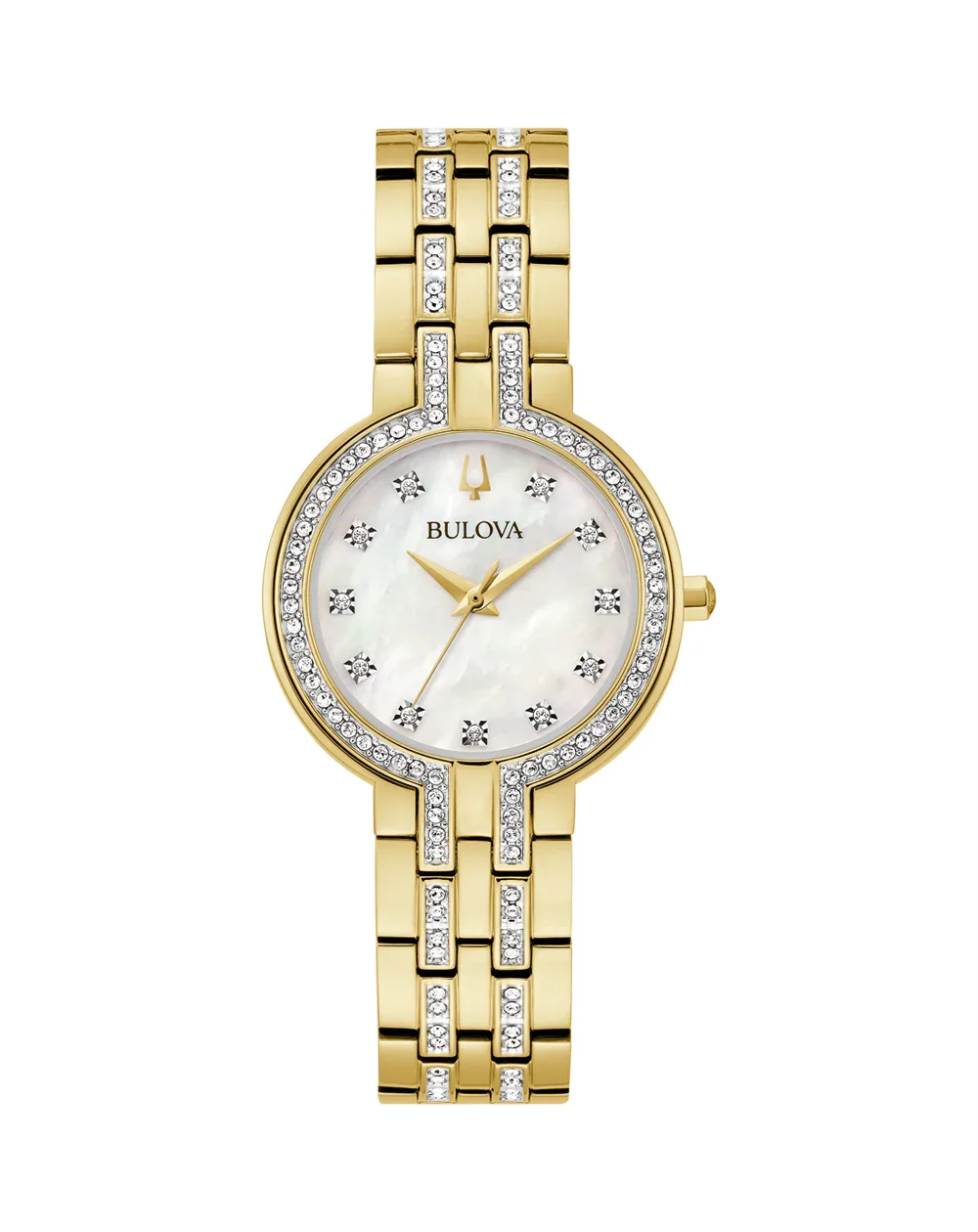 Bulova Crystal Collection Women's Watch & Necklace Gift Set - 98X138