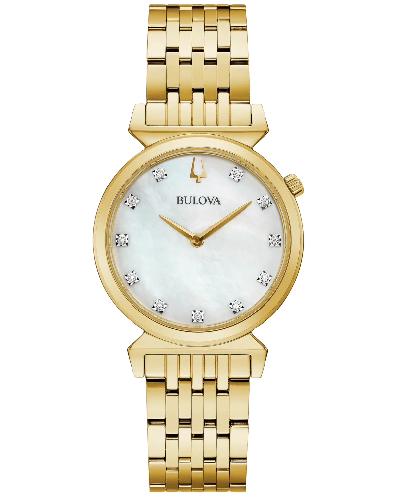 Bulova Regatta Women's Diamond Bracelet Strap Watch - 97P149
