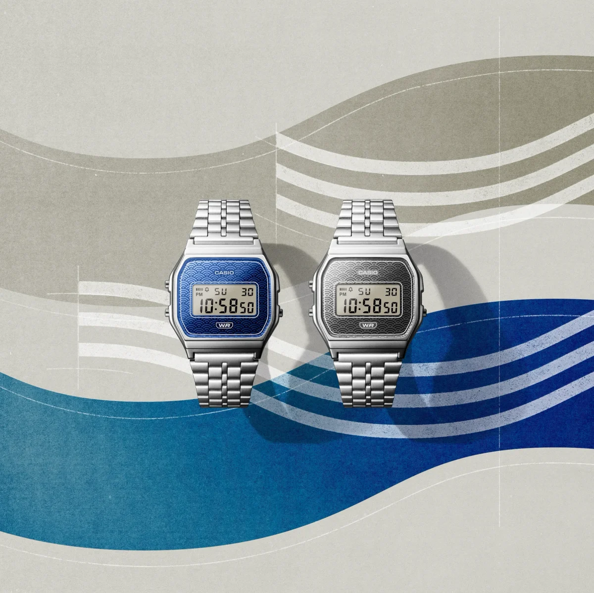 Casio A159WEVJ-7D Vintage Digital Watch – Made In Japan