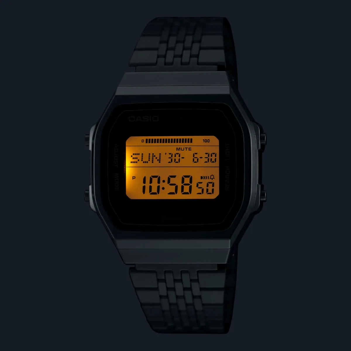 Casio ABL100WE-7A Vintage Bluetooth Step Tracker Digital Watch