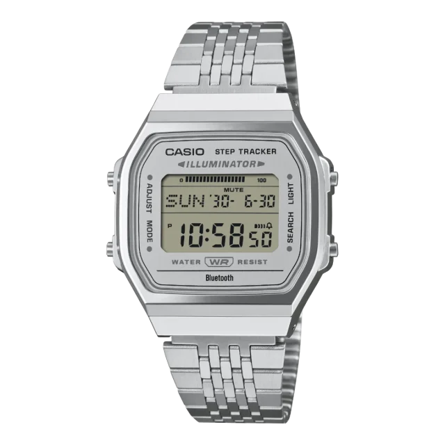 Casio ABL100WE-7A Vintage Bluetooth Step Tracker Digital Watch