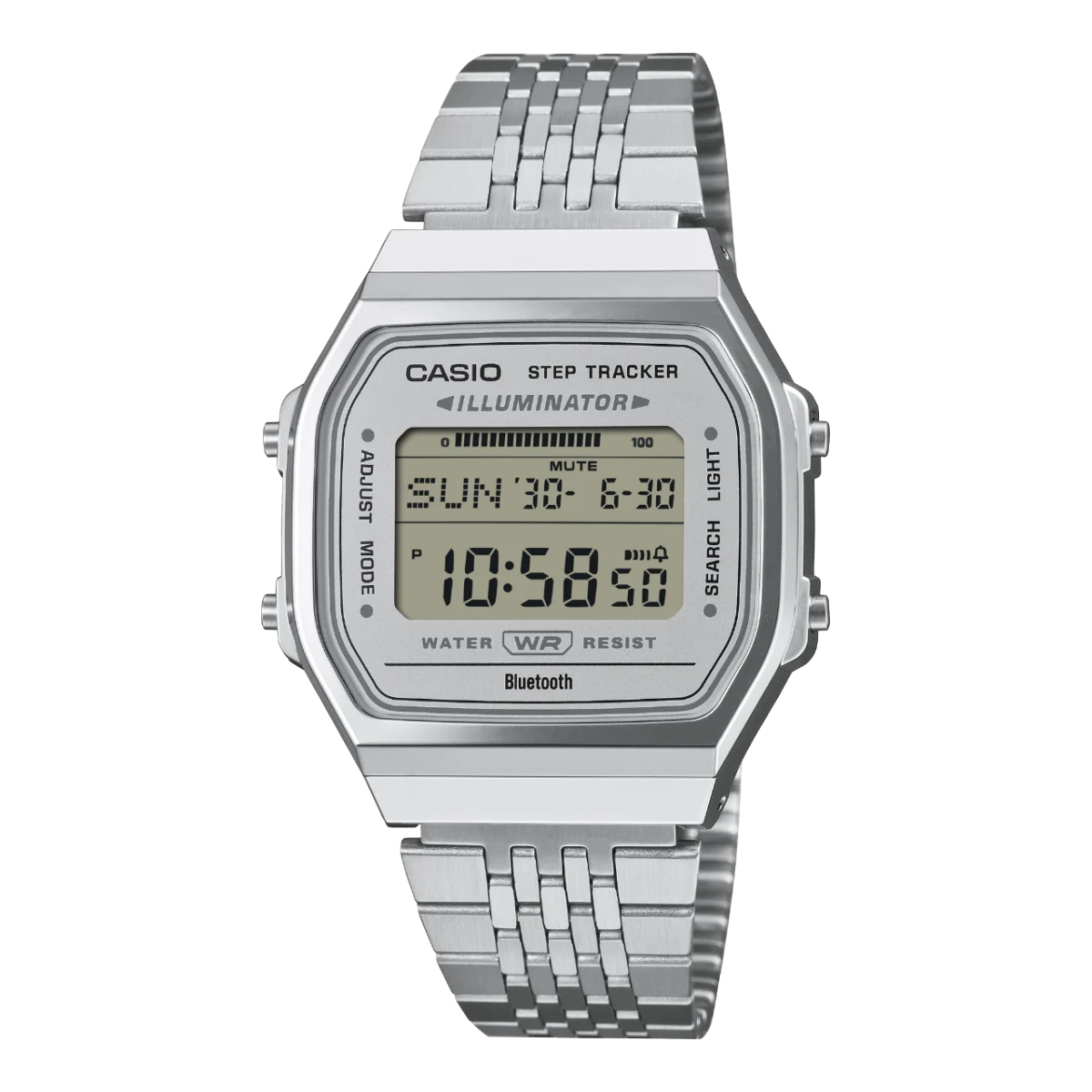 Casio ABL100WE-7A Vintage Bluetooth Step Tracker Digital Watch