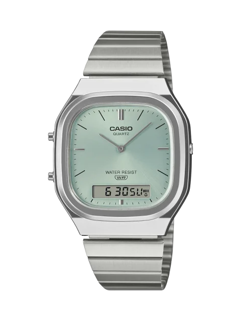 Casio AQ240E-2A Vintage Analog Digital Watch – Teal Dial