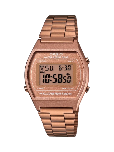 CASIO B640WC-5A Rose Gold Digital Watch