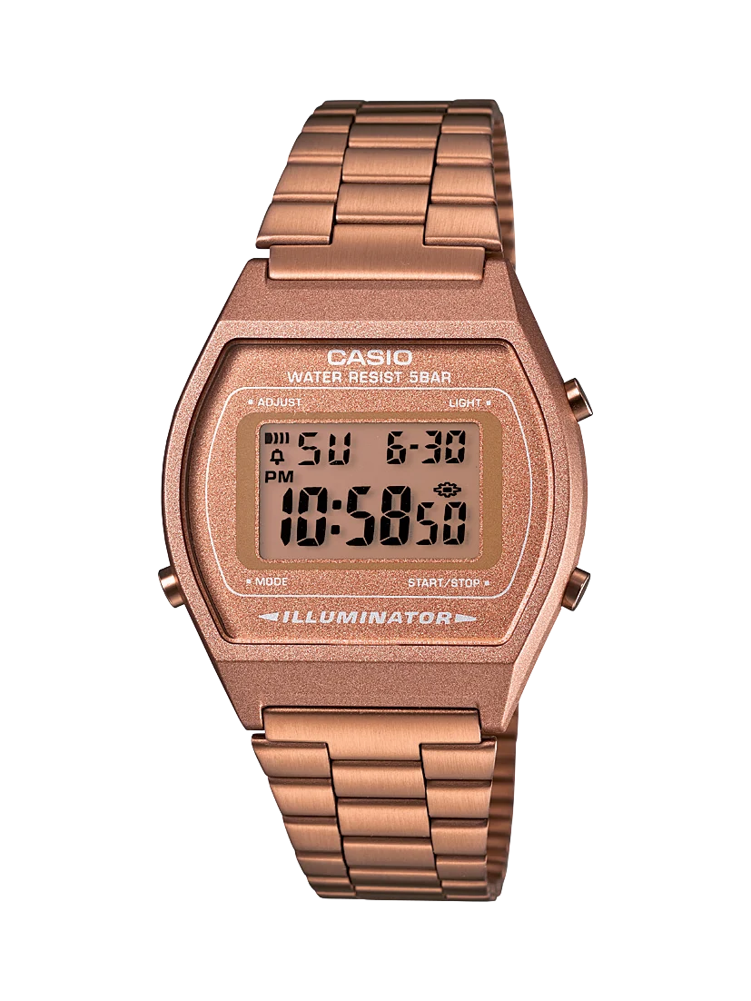 CASIO B640WC-5A Rose Gold Digital Watch