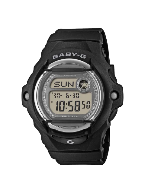 Casio Baby-G BG169KB-1D Women's Digital Shock Resistant Black Resin Watch