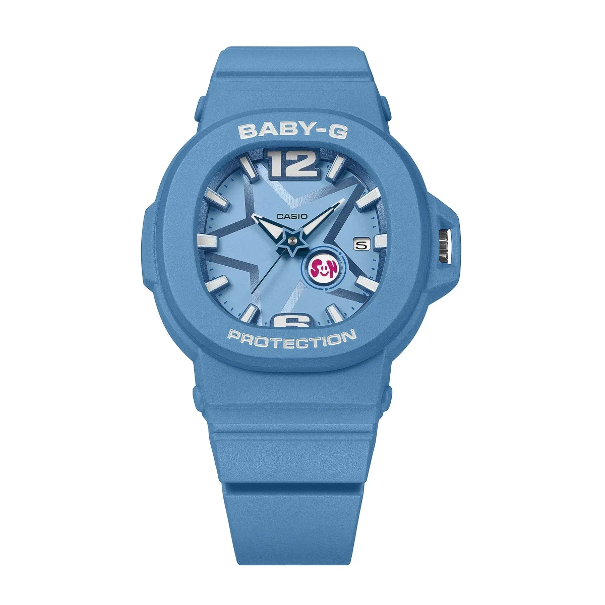 Casio BABY-G BGA10D-2A2 Space Pop Analog Resin Watch – Shock Resistant, 100M Water Resistance