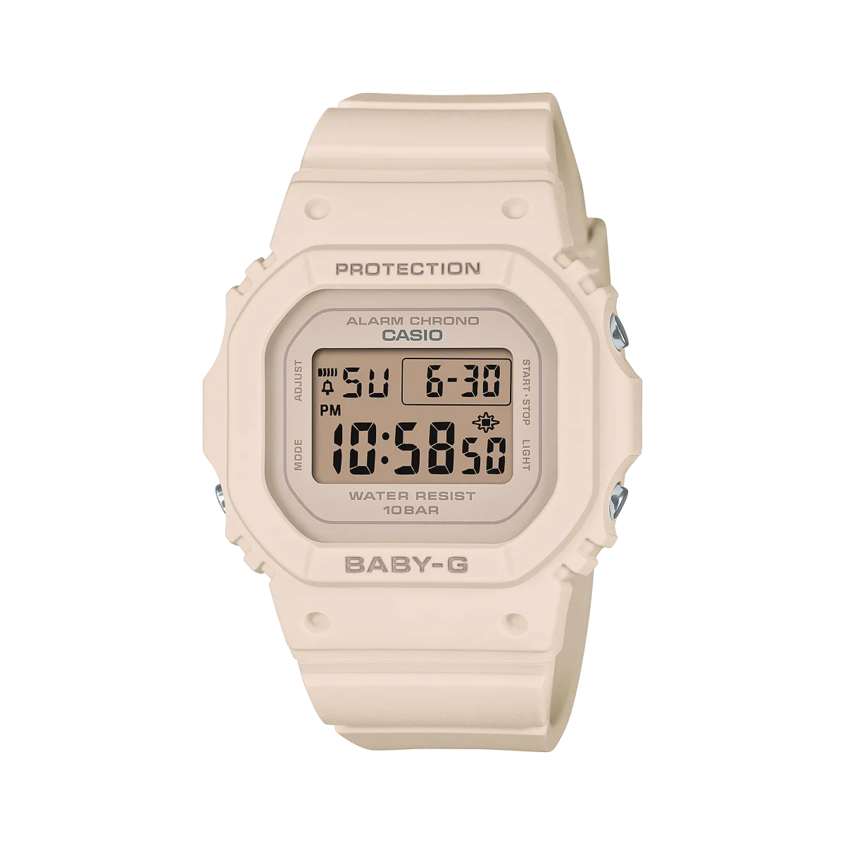 Casio Baby-G BGD565U-4D Women's Digital Pink Beige Resin Watch