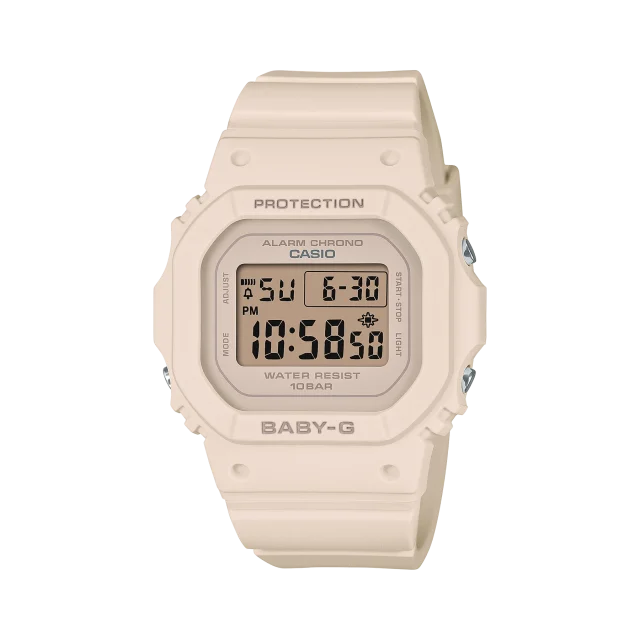 Casio Baby-G BGD565U-4D Women's Digital Pink Beige Resin Watch