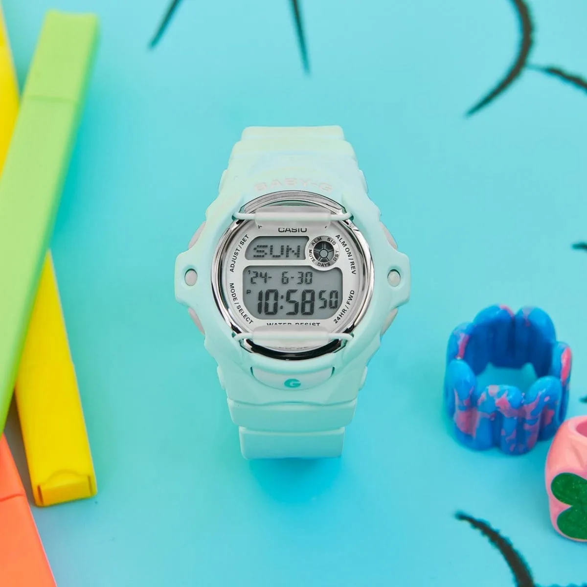 Casio Baby-G Green Case & Band 200m Wateproof - BG169U-3D