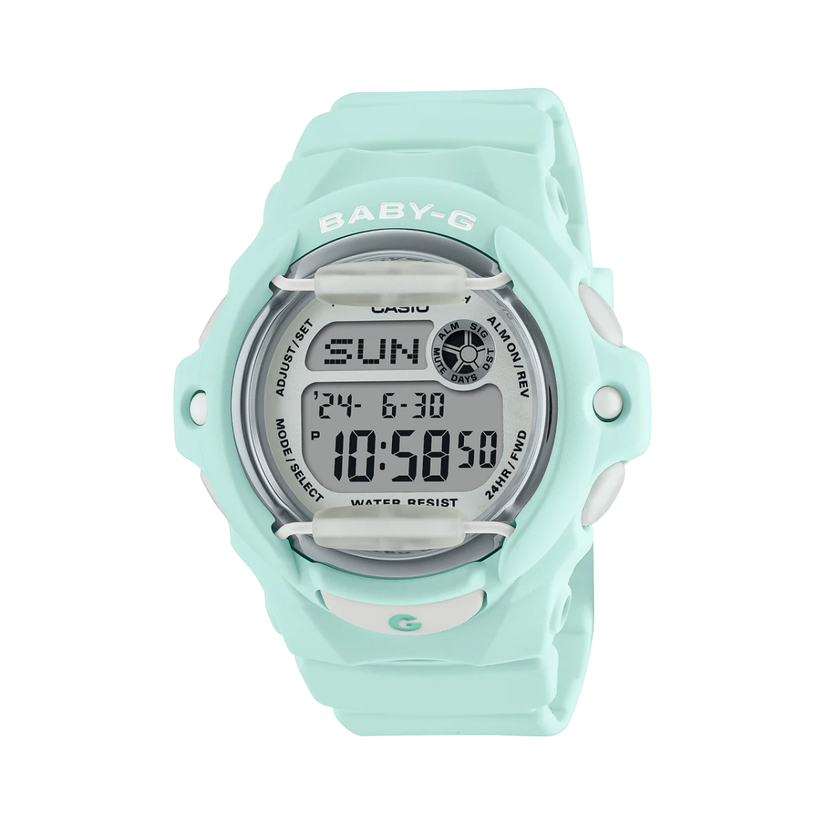 Casio Baby-G Green Case & Band 200m Wateproof - BG169U-3D