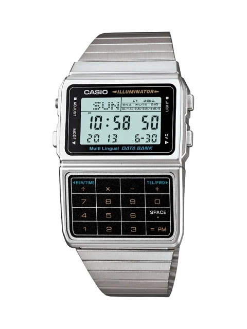 Casio Classic Databank, Calculator Digital Watch - DBC611-1D