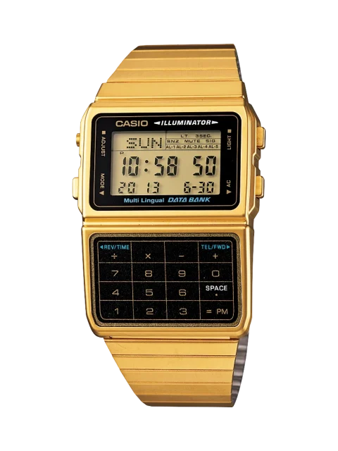 Casio Classic Databank, Calculator Digital Watch - DBC611G-1D