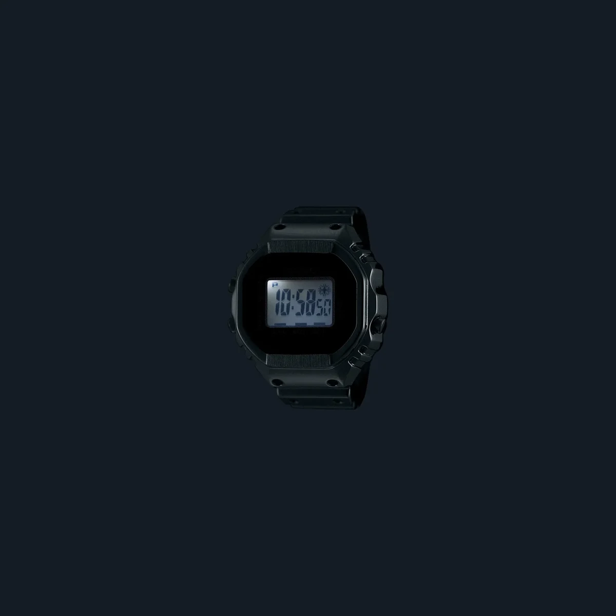 Casio CRW001-1D Digital Ring Watch | Stainless Steel