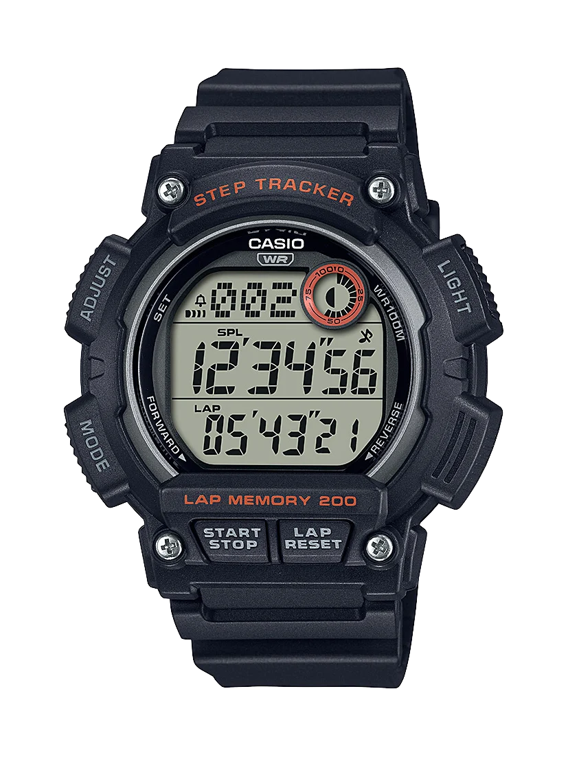 Casio Digital Steptracker Watch - WS2100H-1A