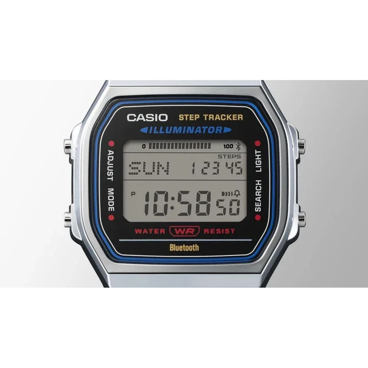 Casio Digital Vintage Bluetooth Connect, Step Count Watch - ABL100WE-1A