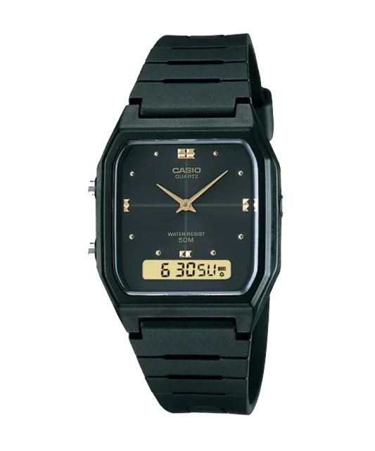 Casio Duel Time Gents 50M Watch - AW48HE-1A