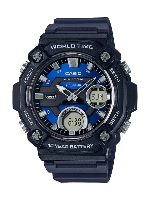 Casio Duo 10 Year Battery 100m WR 0 AEQ120W-2A