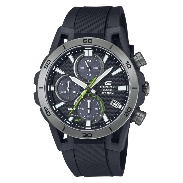 Casio Edifice Analogue Sospensione Solar Powered 100M WR Watch - EQS960PB-1A