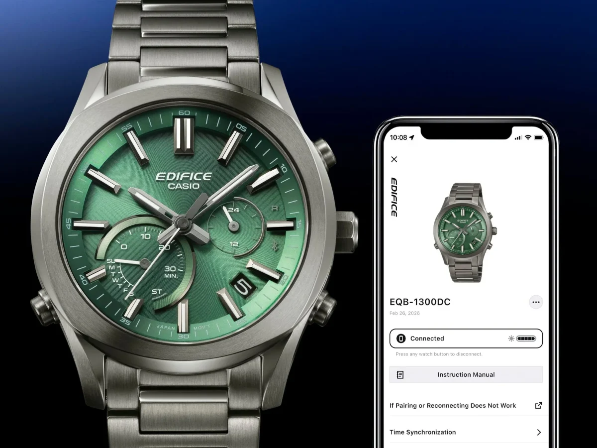 Casio Edifice EQB1300DC-3A Solar Bluetooth Chronograph Watch