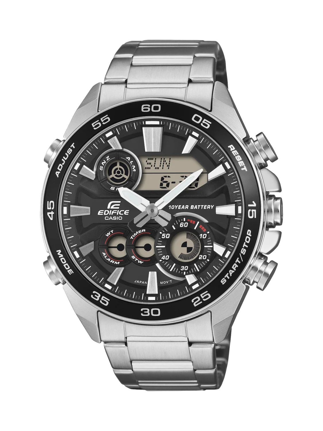 Casio Edifice ERA130-1A Men’s Ana-Digi Chronograph World Time Watch