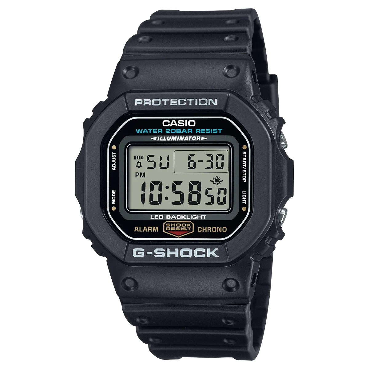 Casio G-Shock 1st Model (DW5600-1) Digital 200M WR Watch - DW5600UE-1D