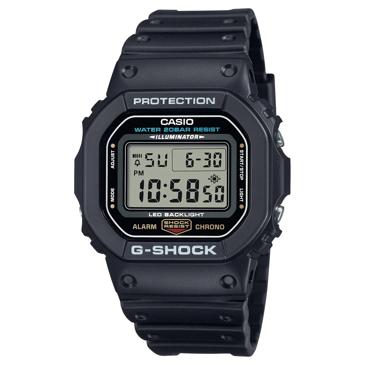 Casio G-Shock 1st Model (DW5600-1) Digital 200M WR Watch - DW5600UE-1D