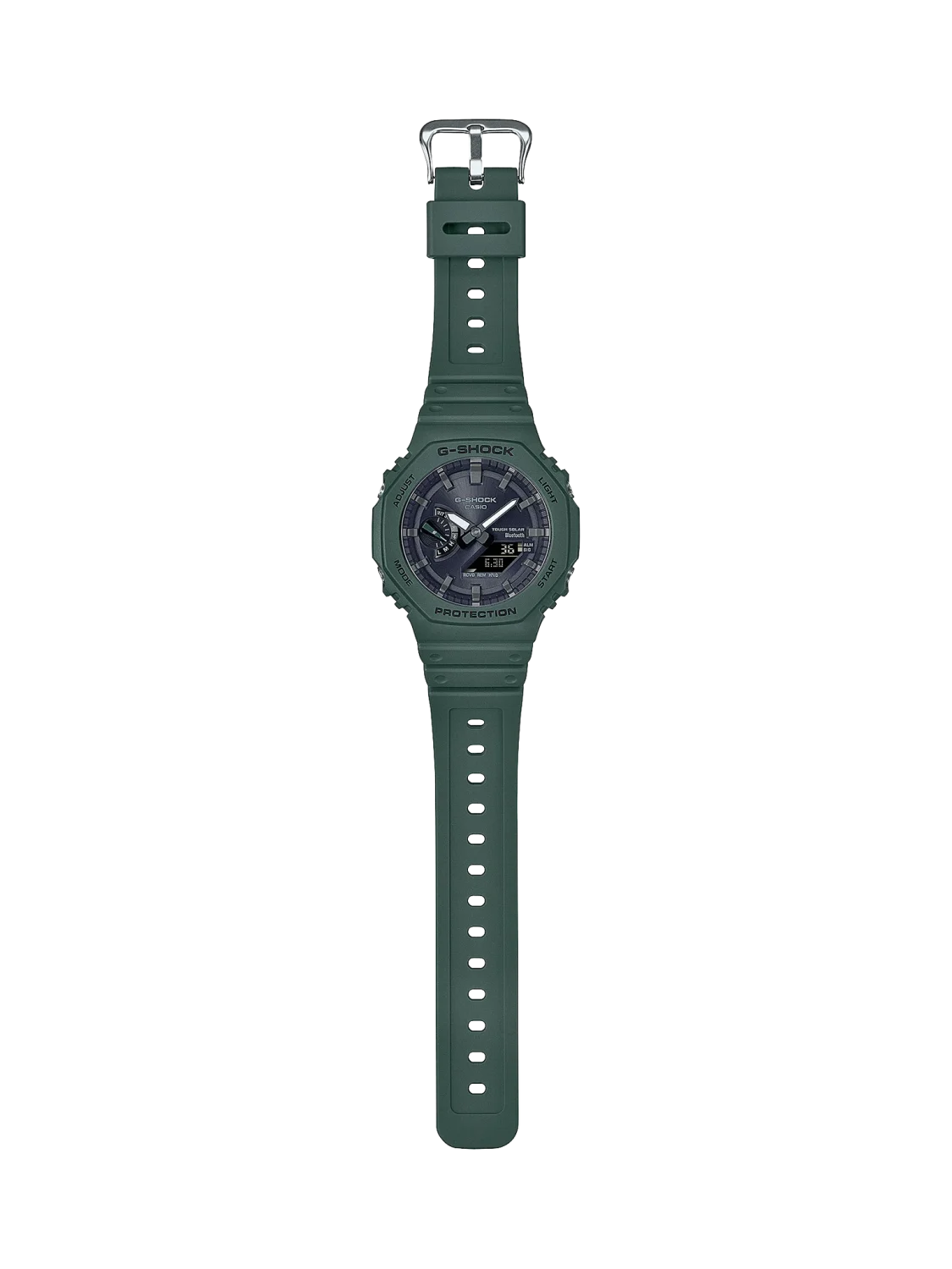 Casio G-Shock Carbon Core Series Dual Time with Tough Solar Power & Bluetooth Link Watch - GAB2100-3A