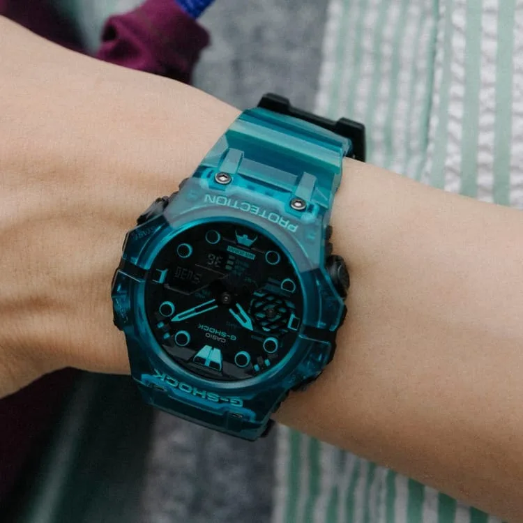 Casio G-Shock Carbon Core Series Duel Time 200M WR Bluetooth Watch - GAB001G-2A