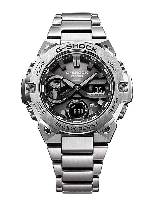 Casio G-Shock Carbon Core Solar & Bluetooth Connection Watch - GSTB400D-1A