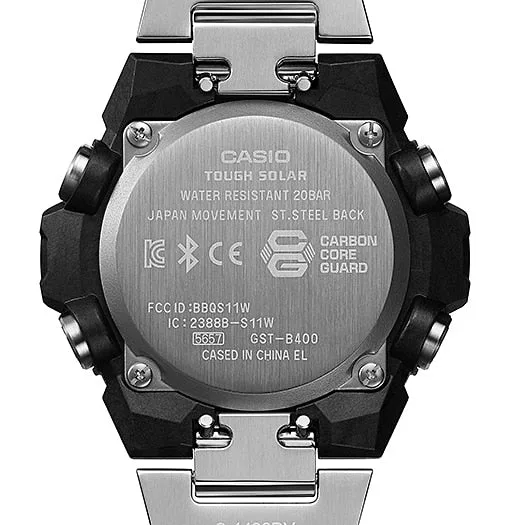 Casio G-Shock Carbon Core Solar & Bluetooth Connection Watch - GSTB400D-1A