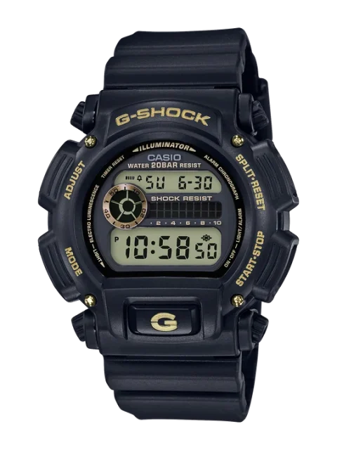 CASIO G-SHOCK DIGI BLACK GOLD 200M DW9052GBX-1A9