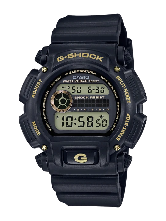 CASIO G-SHOCK DIGI BLACK GOLD 200M DW9052GBX-1A9
