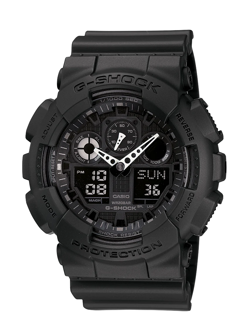 Casio G-Shock Dual Time Watch - GA100-1A1