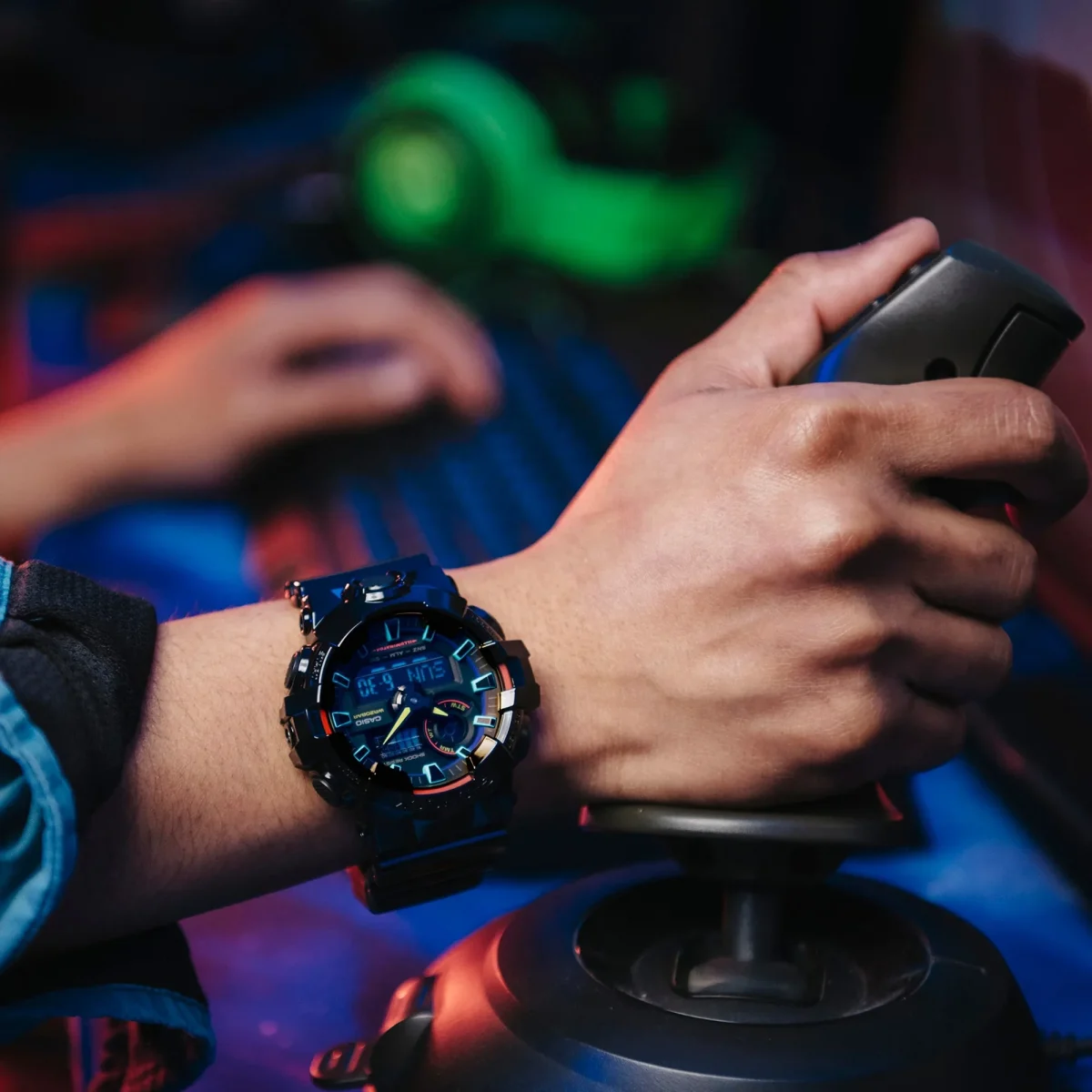 Casio G-Shock Dual Time Gamers RGB Colours 200m WR Watch - GA700RGB-1A