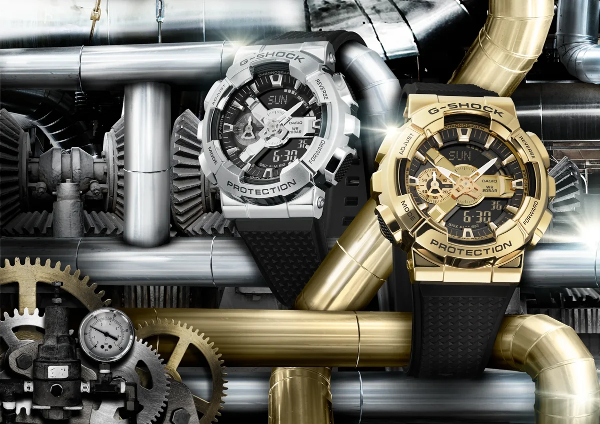 Casio G-Shock Duo Gold Metal Bezel Watch - GM110G-1A9